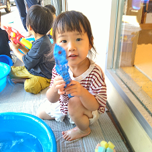 水遊び