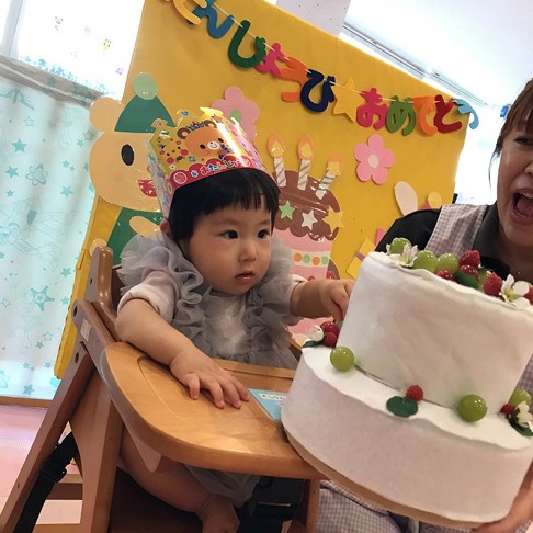 月に一度のお誕生日会